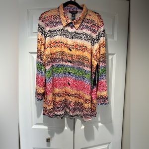 Beautiful Ali Miles colorful Blouse
